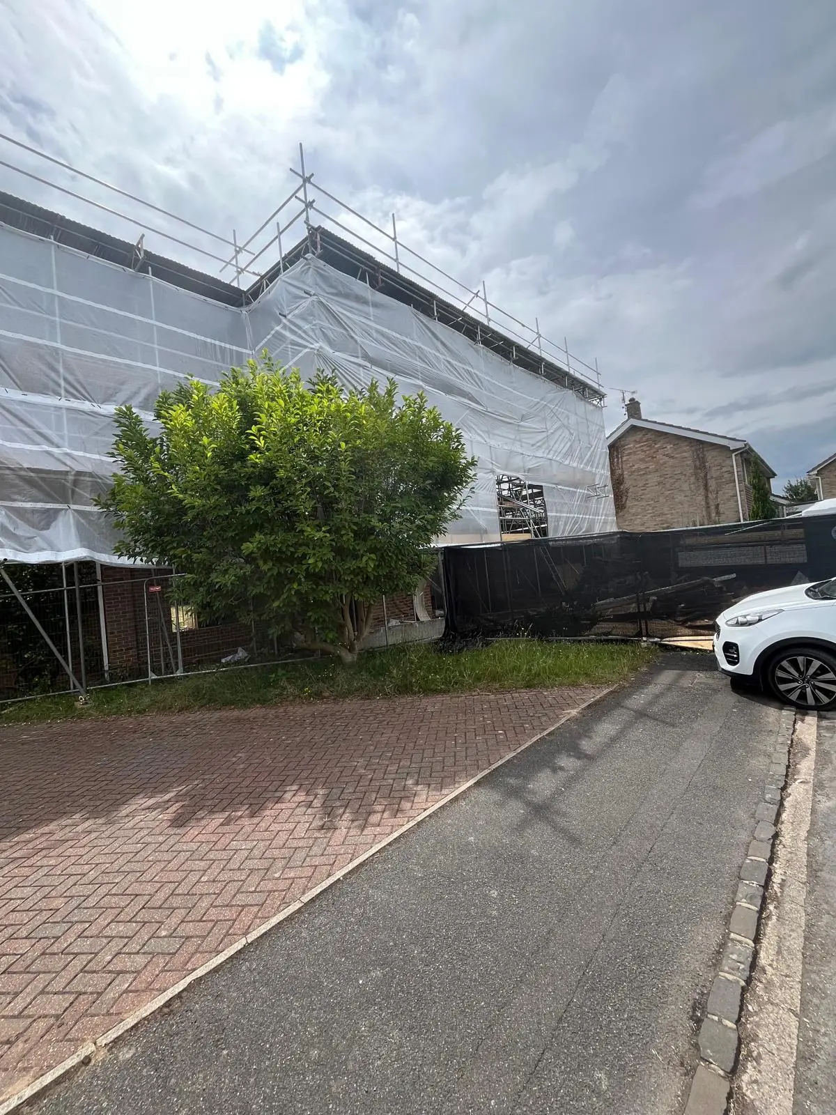 Fully wrapped scaffold structure